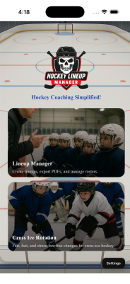 Hockey Lineup Manager